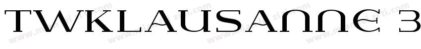 TWKLausanne 300字体转换